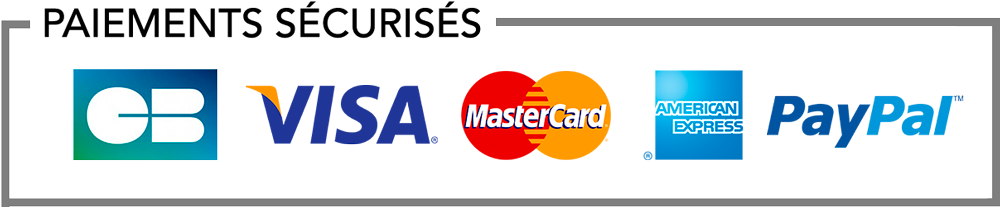 Logos de paiement sécurisé